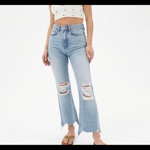BDG Wilco high-waisted cropped flare jeans